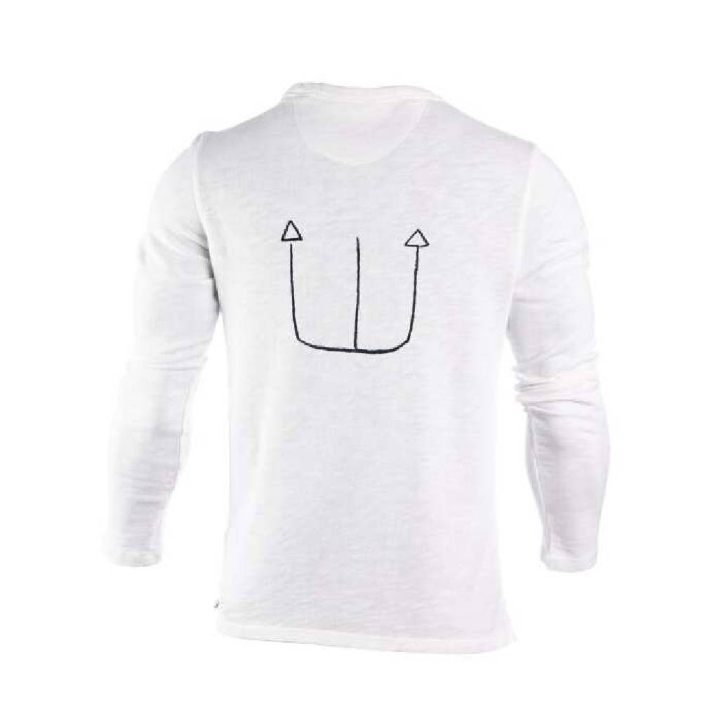 SUDADERA TRIDENTE NEPTUNO BASQUIAT BLANCO image number null